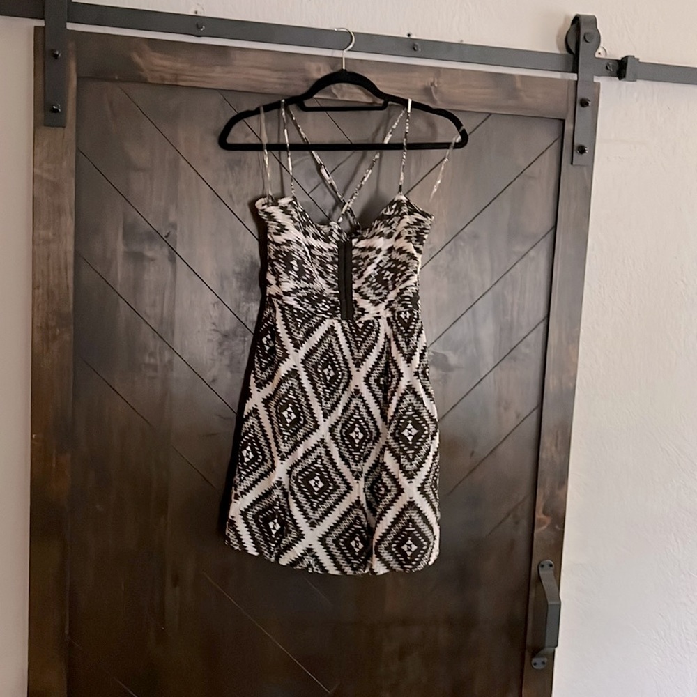 Billabong dress, black and white, size L
